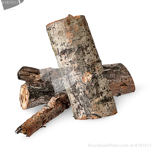 Image of Two poplar logs