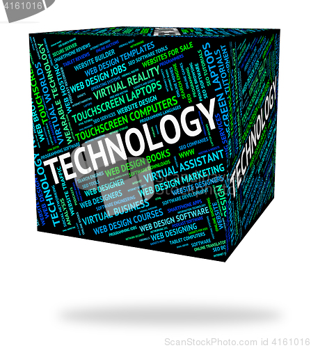 Image of Technology Word Means Technologies Electronic And Words