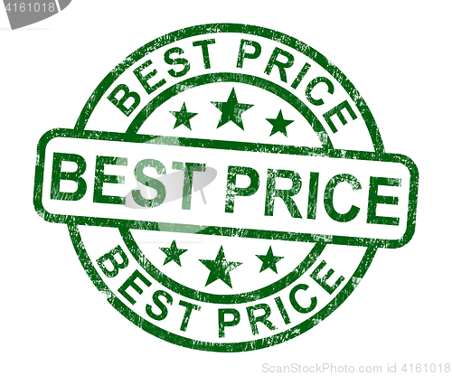 Image of Best Price Stamp Showing Sale And Reduction