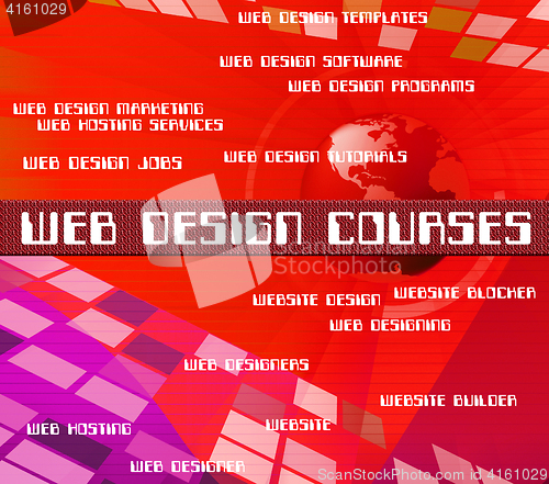Image of Web Design Courses Shows Www Program And Designs