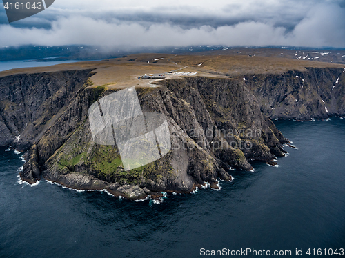 Image of North Cape (Nordkapp) aerial photography,