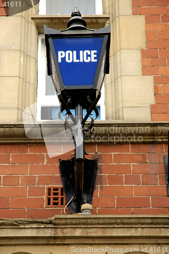 Image of British Police Sign