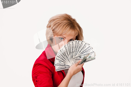 Image of Woman And Money