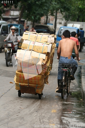 Image of Street scene in China