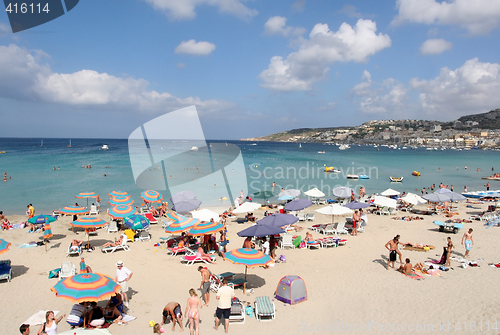 Image of Hot sunny day at the beach, Malta