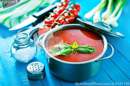 Image of tomato soup