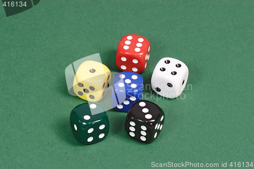 Image of Colorful dices