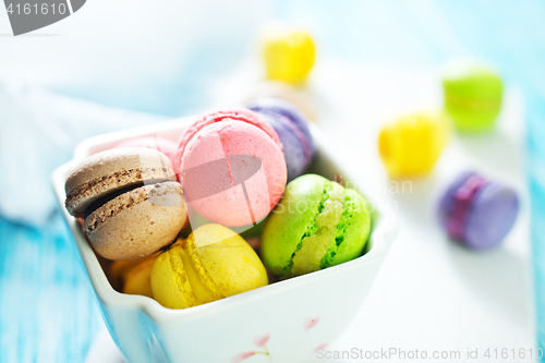 Image of color macaroons