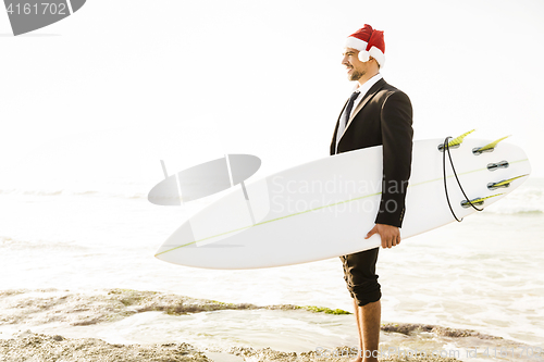 Image of Santa Business Surfist