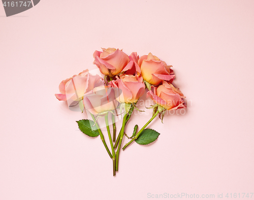 Image of bouquet of pink roses