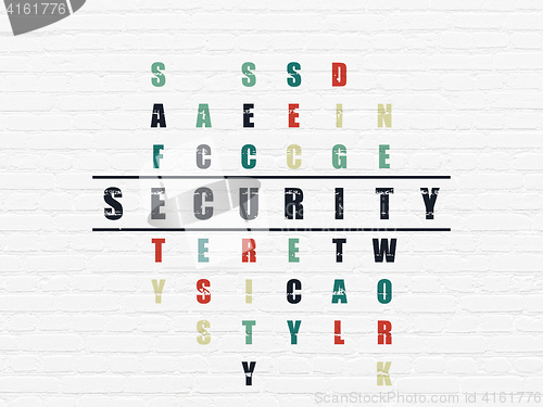 Image of Security concept: Security in Crossword Puzzle