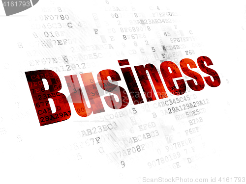 Image of Business concept: Business on Digital background