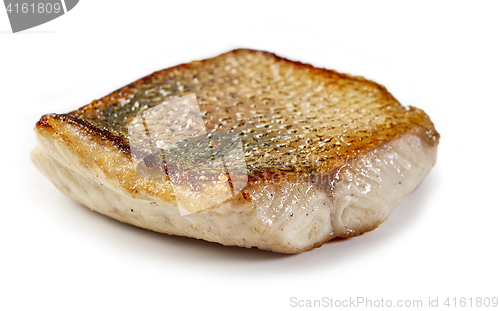 Image of fried pike perch fillet