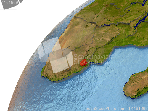 Image of Swaziland on Earth