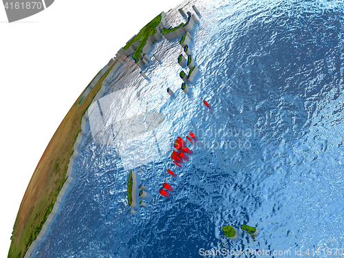 Image of Vanuatu on Earth