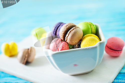 Image of color macaroons