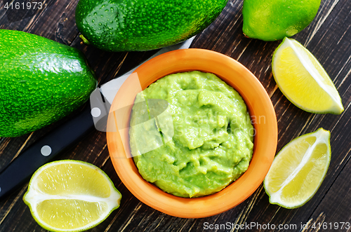 Image of guacamole in bowl