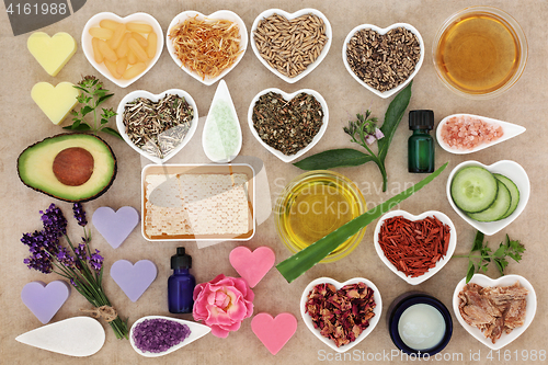 Image of Ingredients for Skin and Body Care 