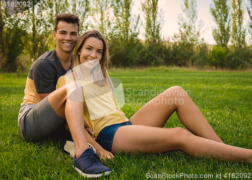 Image of Young couple in love