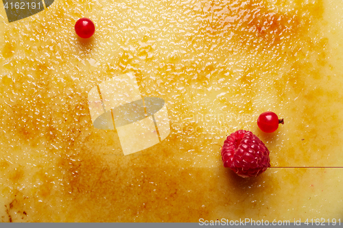 Image of creme brule background