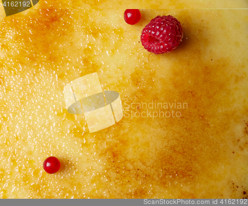 Image of creme brule background