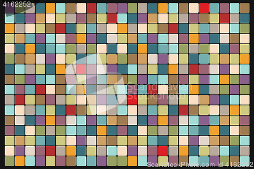 Image of Mosaic background of colored squares