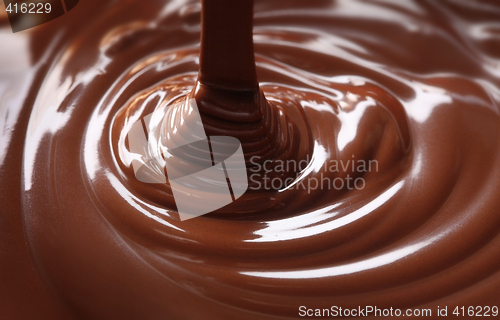 Image of chocolate flow