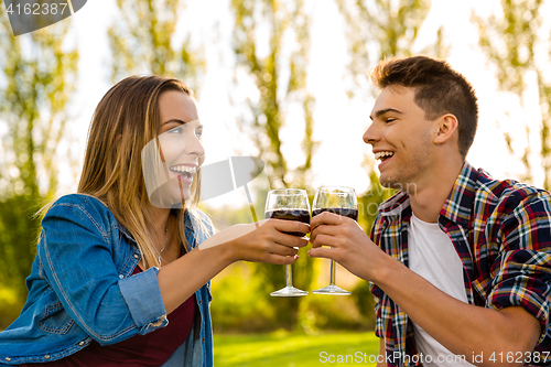 Image of Toasting our love