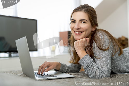 Image of Working at home while listen music