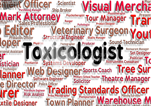 Image of Toxicologist Job Represents Hiring Text And Employment