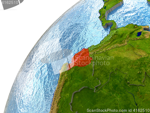 Image of Ecuador on Earth