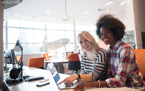 Image of Multiethnic startup business team