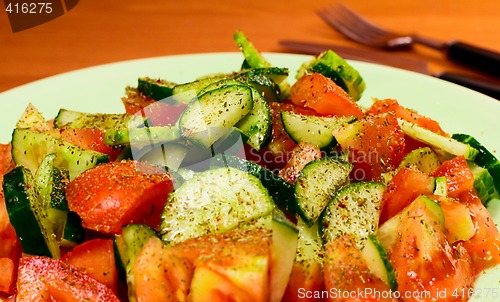 Image of salad with spices