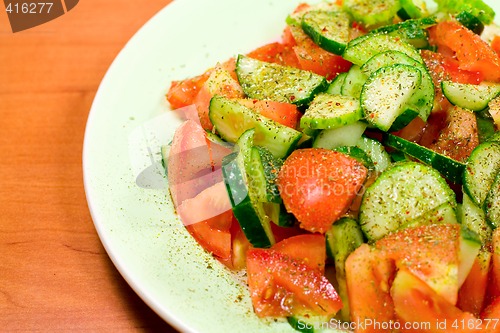 Image of salad close up