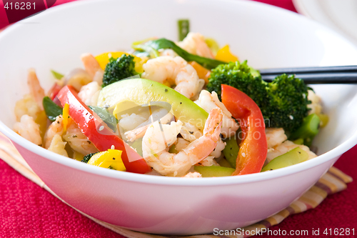 Image of Shrimp and Vegetable Salad