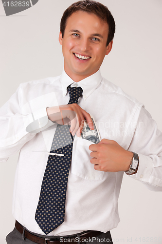 Image of Man With Money