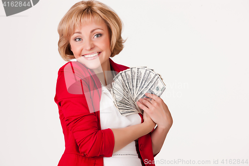 Image of Woman And Money