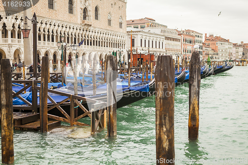 Image of Gondola in venice in Italy