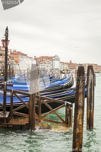 Image of Gondola in venice in Italy