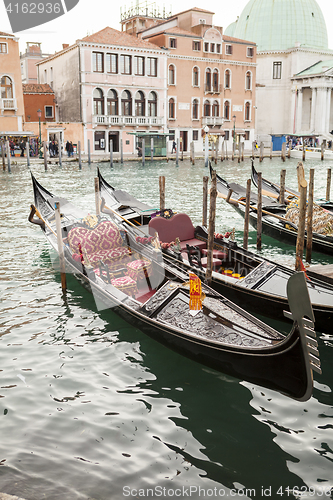 Image of Gondola in venice in Italy