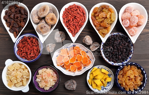 Image of Dried fruits.