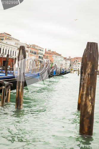 Image of Gondola in venice in Italy