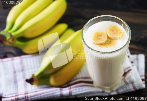 Image of banana yogurt