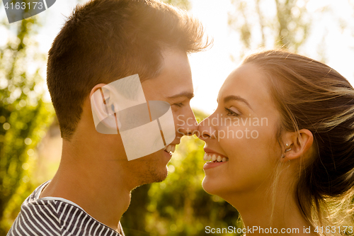 Image of Perfect moment for a kiss