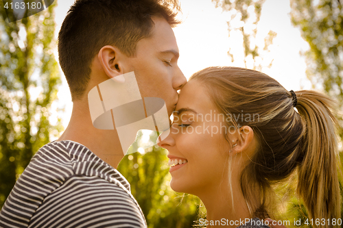 Image of Perfect moment for a kiss