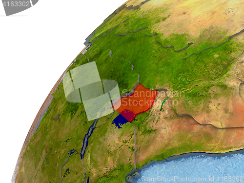 Image of Uganda on Earth