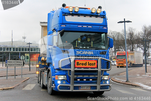 Image of Two Wide Load Road Transports Start Journey