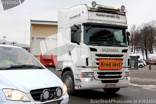 Image of Scania Wide Load Transport and Escort Vehicle