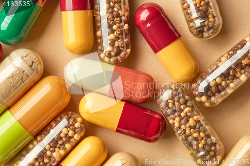 Image of medicine pills macro