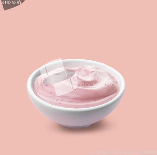 Image of bowl of yogurt